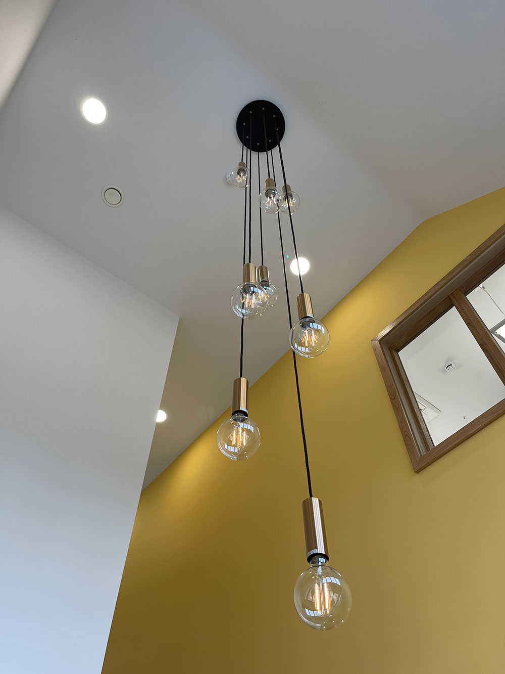 Lights on ceiling